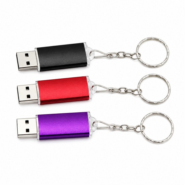 New Popular USB Flash Drive 2.0 Interface 8GB 16GB 32GB Key Ring Shape 3-Year Warranty in Stock
