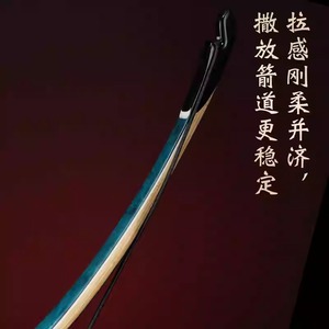 ธนูโค้งคู่ <span class=keywords><strong>AF</strong></span> Zhu Ran รุ่นขายดีที่สุด - ขนาด 37 นิ้ว แรงดึง 20-50 ปอนด์ ปรับได้ทุก 2 ปอนด์ สีฟ้าทะเลสาบ สำหรับการล่าสัตว์กลางแจ้งและการฝึกยิงเป้า - Product Image 3