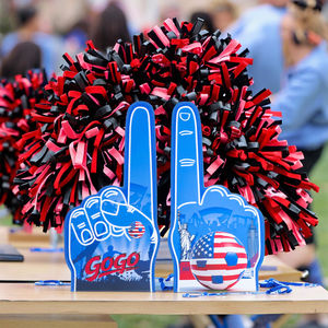 Dev Köpük Parmak Tezahürat Aparatı Hafif Dayanıklı Eva Köpük Parmak Futbol Dünya Taraftarları için Taraftar Malzemesi Sponsor Hediyeleri - Product Image 3