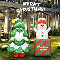 Merveilleux Costume d'arbre de Noël gonflable personnalisé Mascotte d'arbre de Noël de marche gonflable de Noël portable