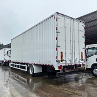 Camionnette à caisse fermée ISUZU 4*2 10 tonnes pour transport urbain