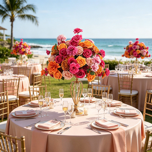 DKB New Wedding Centerpiece Event <b>Flower</b> Ball Arrangement Silk <b>Flower</b> Ball Centerpieces for Wedding Party Event - Product Image 1