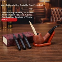 Erliao – Nouvelle presse à cône en bambou classique et moderne, bâton de pressage pour pipe à tabac, accessoires pour pipe à fumer en bois, outil pour pipe à fumer