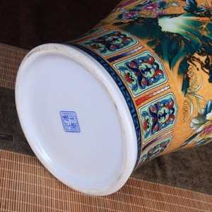 Combinant des vases en céramique antiques colorés en émail oriental et occidental bouteilles en porcelaine de décoration de maison minimalistes et à la mode - Product Image 5