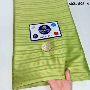 スイスのMikemaycallスイスVoileレース100% コットンTissu Africain Brodコットンテキスタイル - Product Image 6