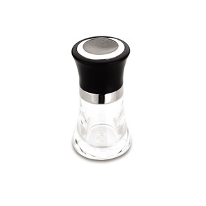 Contenitore per spezie in vetro trasparente con coperchio a rete per la conservazione in cucina - Product Image 1