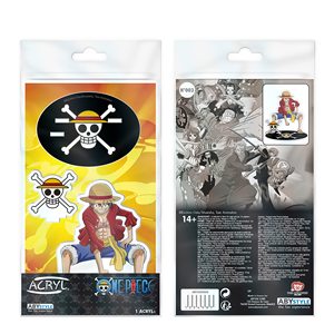 Figurine en acrylique OEM/ODM One Piece Luffy D Monkey, modèle de support en acrylique 3,5 cm, accessoires de bureau Anime <span class=keywords><strong>Manga</strong></span> - Product Image 4
