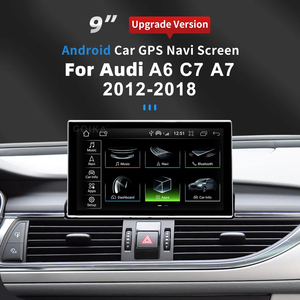 Radio de Coche Android de <span class=keywords><strong>9</strong></span> Pulgadas para <span class=keywords><strong>Audi</strong></span>, con GPS, Estéreo, WIFI, SIM, GPS, BT, Reproductor Carplay, Multimedia para <span class=keywords><strong>Audi</strong></span> A6 C7 A7 2012-2018 - Product Image 1