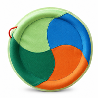 Jouet à mâcher pour chien en tissu, 10 pouces, 4 couleurs, design moderne classique, durable, jouet interactif pour chien pour l'extérieur/l'intérieur