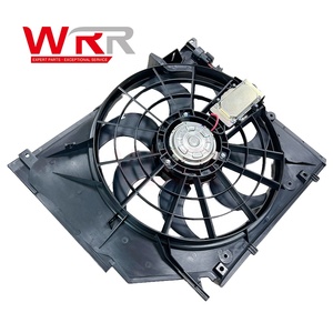 ชุดพัดลมระบายความร้อนหม้อน้ำสำหรับ BMW E46 320i 325i 330i เครื่องยนต์อัตโนมัติ ทนทาน พร้อมฝาครอบมอเตอร์ - Product Image 3