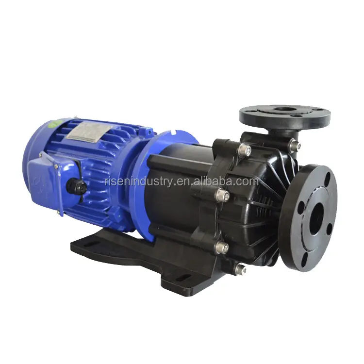 PVDF PP Material Drive Threaded Pumps High Pressure Acid Chemical Mag Drive Thread Pumps For Corrosive Transfer