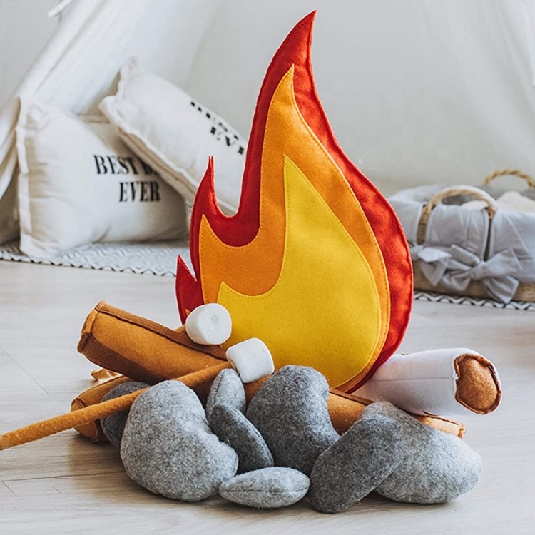 Лидер продаж, товары из 2022 фетра, обучающие игрушки для творчества «сделай сам», детские игрушки для ролевых игр, кемпинга, огня