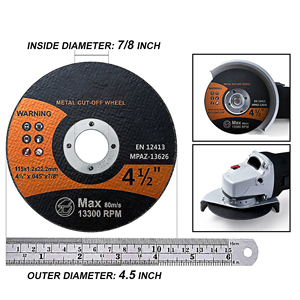 ホイールグラインダー125mm研削ディスクカッティングディスク研磨ディスクステンレス鋼用 - Product Image 2