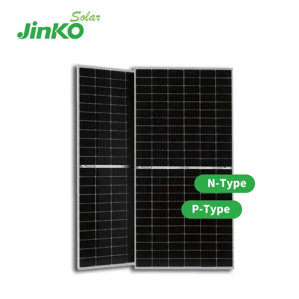 Jinko N Type 400w 405w 410w 415w 420w 108cell mono black module solar panels array for home use