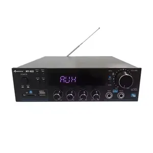 Bluetooth 5.0 12v mini amplifier 100w hifi vacuum digital echo karaoke tube power amplifier hifi audio home for ktv