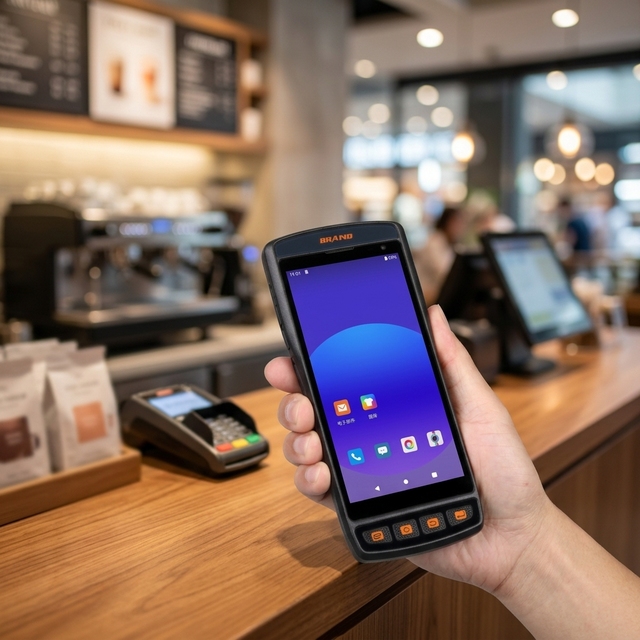Intelligent Payment Terminal 4G Wifi Android Handheld PDA Machine Mobile Smart Pos Terminal with Built-in Printer