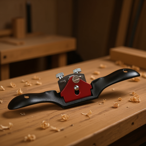 Raboteuse à lame rouge et boutons réglables pour le travail du bois - Product Image 3