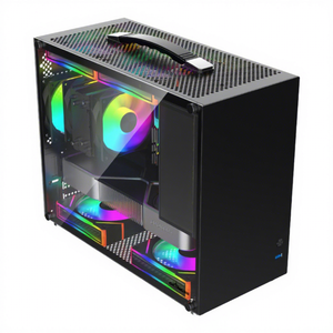 <span class=keywords><strong>PC</strong></span> de jeu complet sur mesure en gros : AMD Ryzen 5 3500X, RX 580 8G, DDR4, carte mère RGB A320 AM4 – Ensemble d'équipement informatique de bureau - Product Image 1