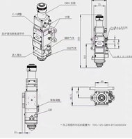 Outil d'alignement de tête laser à fibre BOCHU BM110/BM111/BM114, longueur d'onde 1064 nm, puissance 1-30 kW, longue durée de vie, garantie 1 an