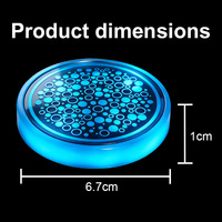 Tapis lumineux LED amélioré avec contrôle tactile et activation sonore pour voitures, maison ou divertissement en extérieur