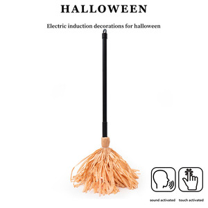 Balai magique volant animé de sorcière électrique d'Halloween avec effets de mouvement - Product Image 3