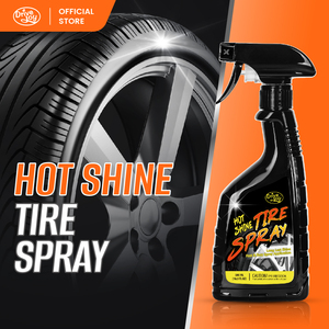 500ML Neumático Brillo Espuma Coche Pulido Neumático Shiner Protector Limpieza Neumático Brillo Spray - Product Image 1