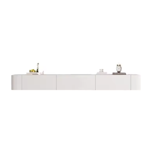 Modern Minimalist Sintered Stone Solid Wood Floating <strong>TV</strong> Stand Luxury <strong>Wall</strong> Mounted <strong>TV</strong> <strong>Cabinet</strong> - Product Image 4