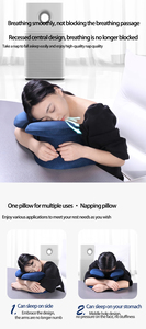 Ergonomic <b>Memory</b> Foam Desk Nap <b>Pillow</b> - Anti-Compression Arm & Breathable Hole Design for Office Siesta, Adult & Kids Sizes - Product Image 5