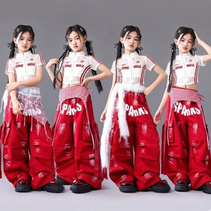ชุดเต้นแจ๊สสำหรับสาวๆ แบบสั่งทำพิเศษ ชุดแขนสั้นทันสมัยสำหรับการแสดงบนรันเวย์และเวที - Product Image 2