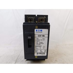 Disjoncteur Eaton CCV 200A 2 pôles 120/240V à fixation par boulons pour circuit principal - Product Image 1