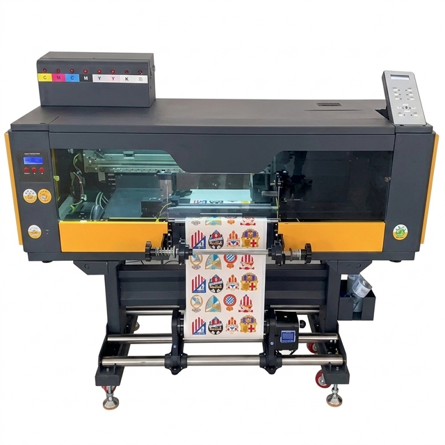 A3 DTF Printer 33cm Roll To Roll DTF Printing Machine Dual Epson XP600 T610 With A3 Powder Shaker Dryer White Ink Circulation