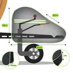 <span class=keywords><strong>Nouvelle</strong></span> housse de protection pour attelage de remorquage de caravane RV personnalisée, imperméable, pour <span class=keywords><strong>Audi</strong></span> <span class=keywords><strong>A1</strong></span> avec bord réfléchissant - Product Image 2