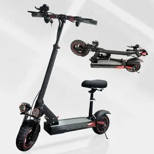 Powerful Fast Kick Off road Scooter Electric with Removable Seat Comfortable Eu Stock 500W Motor Electric Scooter with DiscBrake