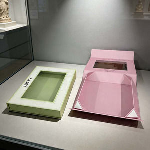 Customized Magnetic Closure Rigid Paper Gift <strong>Box</strong> Biscuit Sweet Cookie Candy <strong>Snacks</strong> Packaging <strong>Box</strong> with Clear Plastic Window - Product Image 1