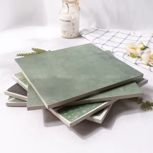 Cao Màu Xanh Lá Cây Retro Ma-rốc Cổ Tuổi <span class=keywords><strong>Handmade</strong></span> Sứ Gạch Vuông Bóng Matte Chống Trượt Cho Nội Thất Cho Nhà Kho Phòng - Product Image 3