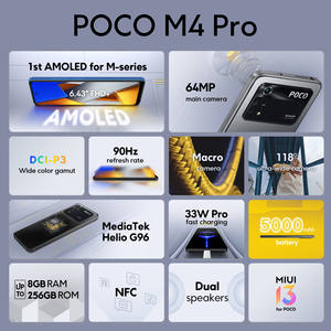 Xiaomi <span class=keywords><strong>POCO</strong></span> <span class=keywords><strong>M4</strong></span> <span class=keywords><strong>Pro</strong></span> 4G Versión Global Smartphone 8GB 256GB NFC Helio G96 Octa Core 90Hz 33W <span class=keywords><strong>Pro</strong></span> Cámara de 64MP - Product Image 6