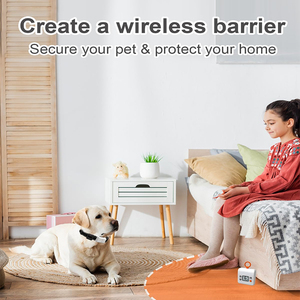 Sistema de valla para perros electrónico recargable para uso en interiores Plástico Rango ajustable personalizado Intensidad de choque Mantiene a las mascotas restringidas - Product Image 2