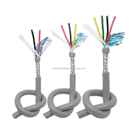 LiYCY-TP Twisted berpelindung Fleksibel 2 4 6 8-Core kabel koneksi Data 0.25/0.34 Square standar Eropa PVC untuk penggunaan industri