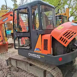 รถขุด DH55 Doosan มือสองผลิตในประเทศเกาหลีพร้อมเครื่องยนต์ yanmar & ส่วนประกอบหลักรวมถึงปั๊ม - Product Image 1