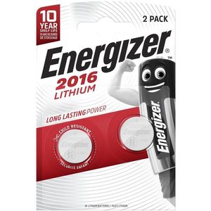 Energizer CR2016 90mAh 3V Batería de botón de litio 2 piezas - Product Image 3