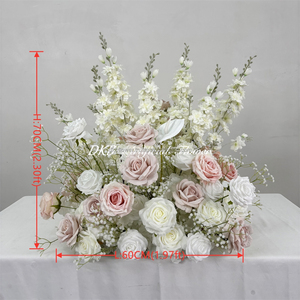 DKB - Camino de Flores Artificiales de Plástico Hecho a Mano, Duradero, Ecológico y de Alta Calidad para Bodas y Ceremonias de Año Nuevo - Product Image 2