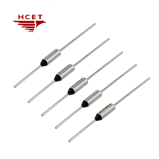 HCET Thermal Fuse 10A 15A  250V Thermal Link Cutoff Fuse Radial Lead Temperature Metal Thermal Fuse