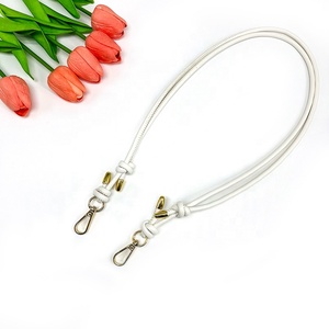 高品質 調節可能 PU ストラップ 金属製留め金付き、耐久性 カラフル ファッショナブル ポータブル 交換用ハンドバッグストラップ - Product Image 3