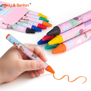 Ensemble de crayons de cire non toxique thème dinosaure Dino jouet de <span class=keywords><strong>dessin</strong></span> peint pour enfants cadeau de <span class=keywords><strong>dessin</strong></span> d'anniversaire - Product Image 4
