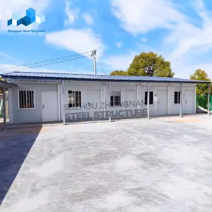 Zhongnan dapat dilepas 20ft asrama bergerak modular rumah kecil kantor rumah kontainer prefabrikasi portabel rumah mobile