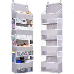 Non-Woven Fabric Door Hanging Bag Wall Mounted Hanging Bag Storage Bag for Toys Tissues and Toiletries - Product Image 1