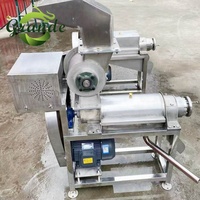 Wortel-appel-tarwegras-gember koudpers sapcentrifuge met crusher voor het maken van harde groentesappen