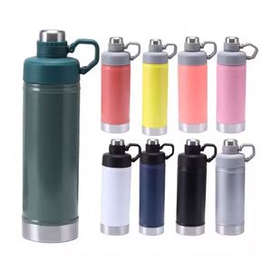 Thermos isotherme en acier inoxydable anti-fuite 500ml 750ml avec joint en caoutchouc et poignée pour extérieur et voiture - Product Image 6