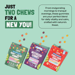 生物健康Ashwagandha狮子鬃毛蘑菇软糖有机灵芝冬虫夏草火鸡尾巴舞菇香菇补充剂 - Product Image 4