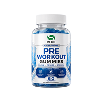 Gummies pré-entraînement OEM ODM, 60 unités, booster d'énergie, soutien à l'entraînement, complément alimentaire, marque privée